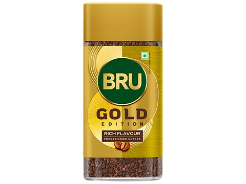BRU Gold Pure Coffee - Freeze Dried, 100 g