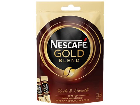 Nescafe Gold Gold Blend Instant Coffee - With Arabica Ground, 1.5 g