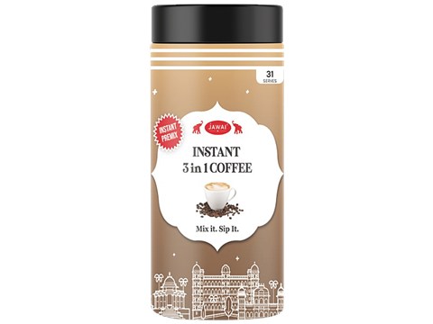 Jawai Instant Coffee Premix - With Chichory - Just Add Hot Water, Ready In 10 Sec, 500 g