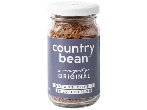 Country Bean Original Instant Coffee - Bold Edition, Arabica Beans, Premium, Aromatic, From Coorg, 50 g