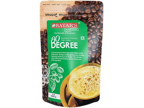 Bayars 80 Degree Filter Coffee, 500 g