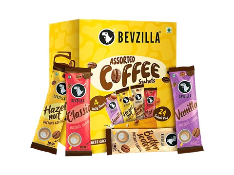 Bevzilla Assorted Coffee Sachets, 48 g