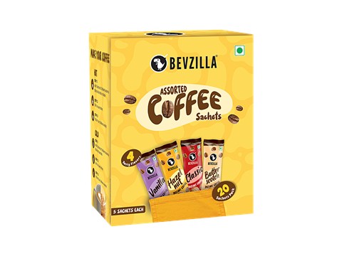 Bevzilla Assorted Coffee Sachets, 40 g