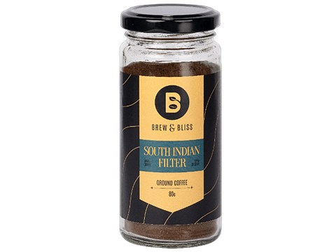 Brew & Bliss South Indian Filter Ground Coffee, 80 g