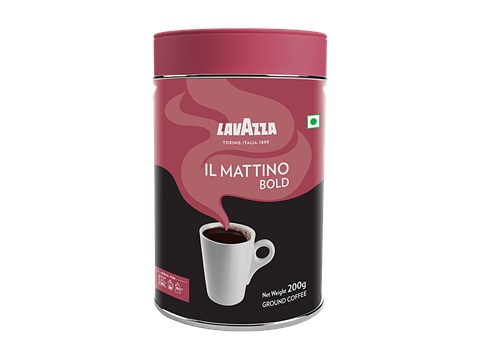Lavazza IL Mattino Bold Ground Coffee, 200 g