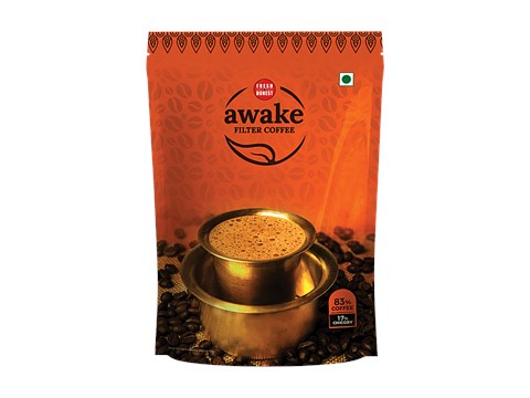 FRESH & HONEST Awake Filter Coffee Powder, 200 g