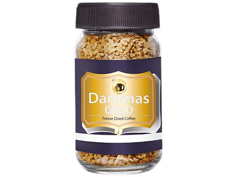 D'Aromas Gold Freeze Dried Instant Coffee - Rich Aroma, 100 g