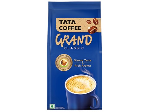 Tata Coffee Classic Instant Coffee, Chicory Mix With Strong Taste & Rich Aroma, 200 g