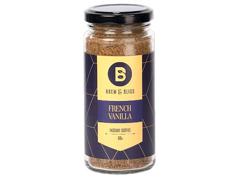 Brew & Bliss French Vanilla Instant Coffee, 60 g