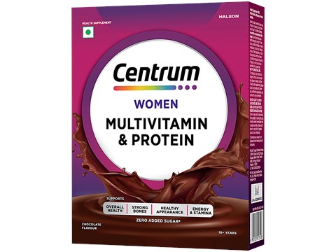 Centrum Women Multivitamin & Protein Nutrition Drink Powder - Chocolate, 400 g