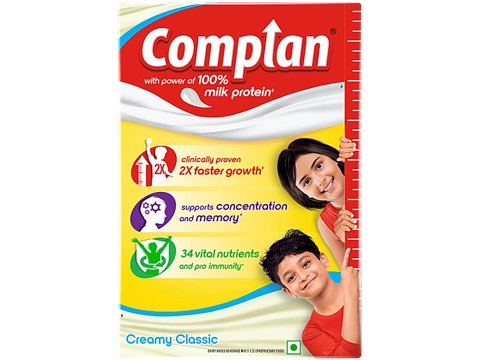 Complan Nutrition Drink Powder - For Kids, Creamy Classic Flavour, 500 g