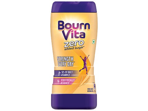 Bournvita Zero Added Sugar Nutrition Drink, 500 g