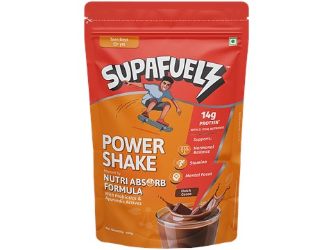 Supafuelz Power Shake For 13+ Years Boys, 400 g