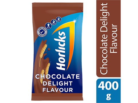 Horlicks Nutrition Drink - Chocolate Delight Flavour, 400 g