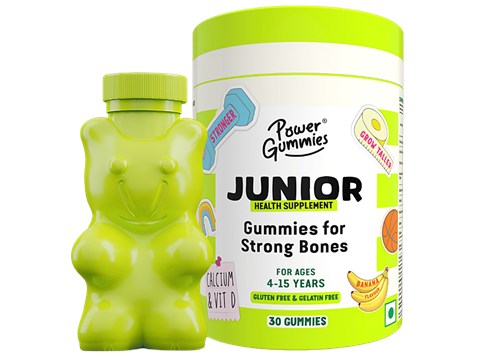 Power Gummies Junior supplement Gummies For Strong Bones, 30 pcs