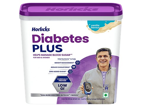 Horlicks Vanilla Flavour Diabetes Plus, 1 kg