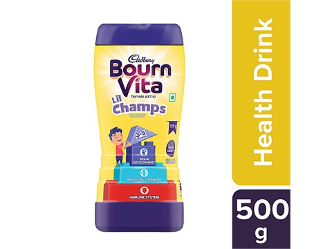 Cadbury Bournvita Lil Champs Nutrition Drink Mix 3 to 5 Years, 500 g