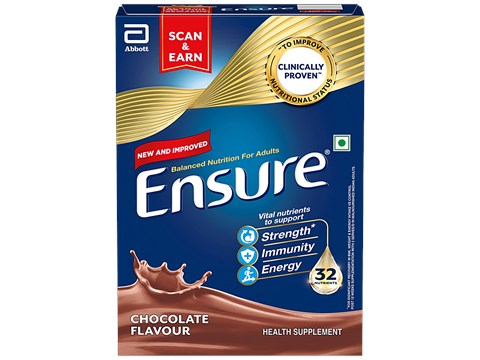 Ensure Clinically Proven Nutritional Drink For Adults- Chocolate, 375 g