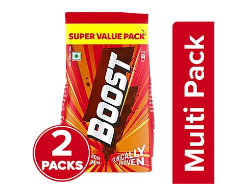 Boost Chocolate Nutrition Drink Refill, 2x750 g