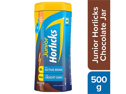 Junior Horlicks Nutrition Drink - Chocolate Flavour, 2 To 6 Y, 500 g