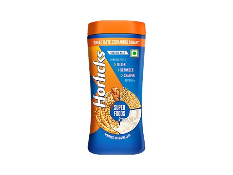 Horlicks No Added Sugar Nutrition Drink, 500 g