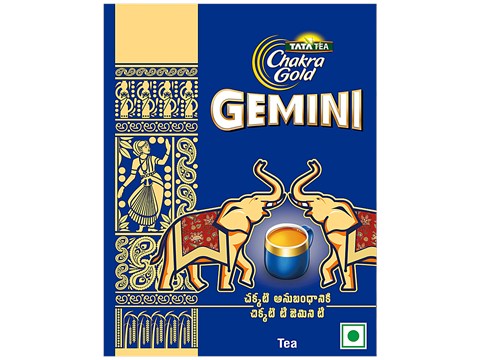 Tata Tea Chakra Gold Gemini Strong Assam Black Tea, 250 g