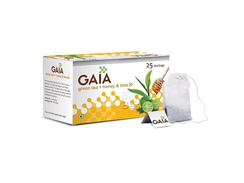 Gaia  Green Tea - Honey & Lime, 50 g
