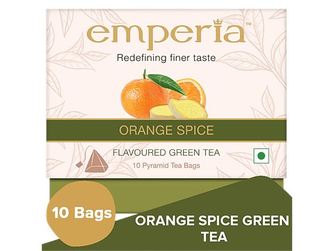 emperia Orange Spice Flavoured Green Tea, 20 g