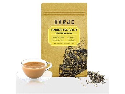 Dorje Roasted Milk Chai - Darjeeling Gold, Rich & Aromatic, Organic, 250 g
