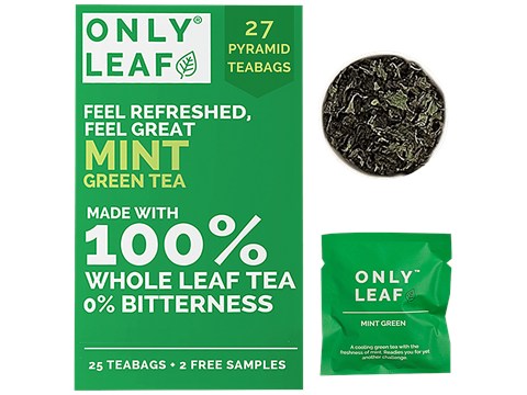 Teabox Mint Green Tea - Whole Leaf & Natural Flavours Blend, Refreshing, Antioxidants Rich, 54 g