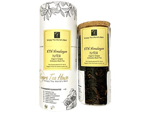 Kangra Tea House Himalayan Ye Tea - Organic Kangra Orthodox Black Tea, Mental Alertness, 100 g