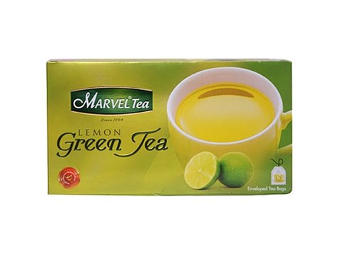 Marvel Tea  Green Tea - Lemon, 25 pcs