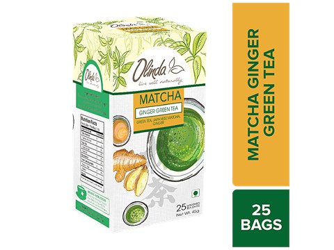 Olinda Matcha Ginger Green Tea, 50 g