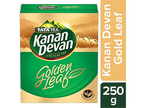 Tata Tea Kanan Devan Golden Leaf Tea, 250 g