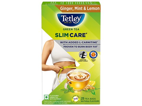 Tetley Slim Care Ginger, Mint & Lemon Green Tea, 42.5 g