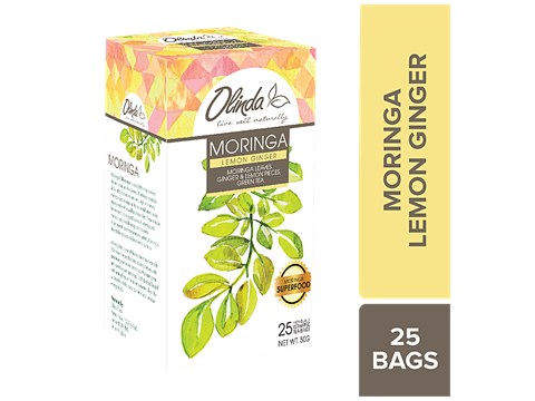 Olinda Moringa Lemon Ginger Tea, 45 g