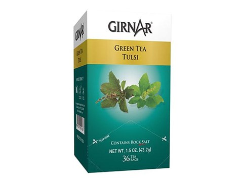 Girnar Green Tea Bag - Tulsi, 36 pcs