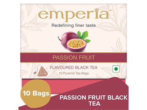emperia Passion Fruit Flavoured Black Tea, 20 g
