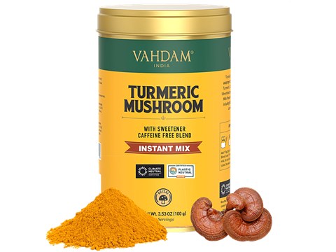 Vahdam Turmeric Mushroom Instant Mix, 100 g