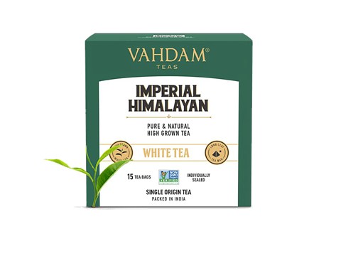 Vahdam Imperial Himalayan Long Leaf White Tea, 30 g