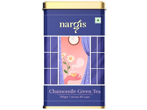 Nargis Chamomile Green Tea, 100 g