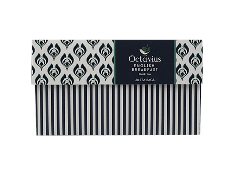 Octavius English Breakfast Black Tea - Premium, Strong & Refreshing, 15 g