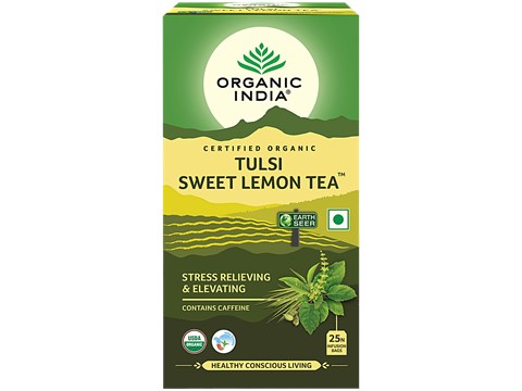 Organic India Tulsi Sweet Lemon Tea - Certified Organic, 45 g