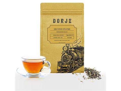 Dorje Second Flush Darjeeling Black Tea - With Strong Colour & Bold Flavour, 100 g