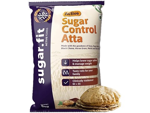 Sugar.Fit Active Sugar Control Atta, 5 kg