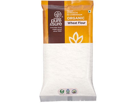 Phalada Pure & Sure Organic - Wheat Flour, 1 kg