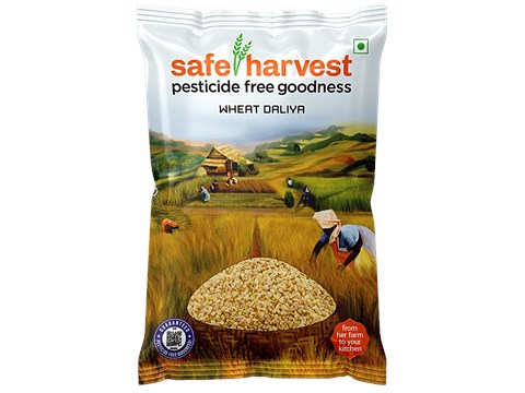 Safe Harvest Wheat Daliya - Pesticide Free, 500 g