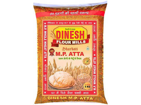Dinesh Flour Mills M.P. Atta, 5 kg