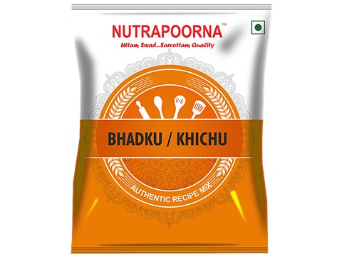 Nutrapoorna Bhadku/Khichu Atta - Premium, Fresh, Rich In Nutrients, 500 g