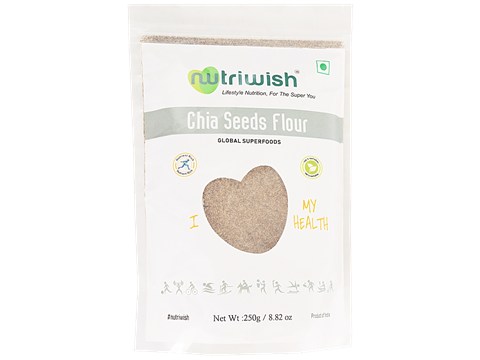 Nutriwish Chia Seeds Flour, 250 g